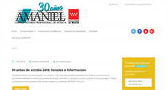 Desktop Screenshot of conservatorioamaniel.es
